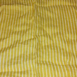 Yellow Striped Women's Top